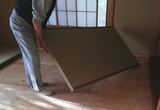 フローリング材の張り替え・畳の敷き込み